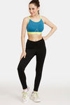 Rosaline Low Impact Sports Bra - Saxony Blue — thumbnail 4